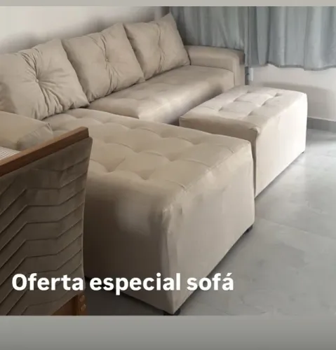 SOFÁ . Bege bege . 2 metros ////