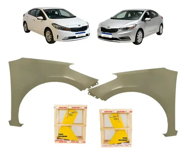 Par Paralama Kia Cerato Sx 2014 15 16 17 18 2019 Novo