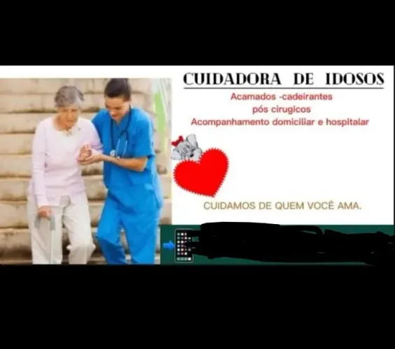 Cuidadora de idoso .