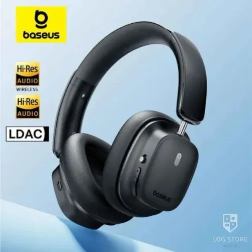 Headfone Bluetooth 5.4 Baseus Bowie 30 Max ANC Áudio Espacial LDAC Hi-Res 65 Horas Bateria