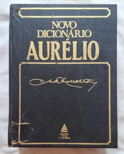Novo dicionário Aurélio - 1975 - 1ª edição 14ª impressão - 1500 paginas