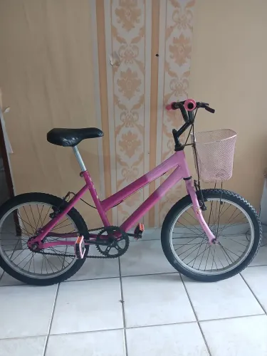 Bicicleta infantil menina barbie