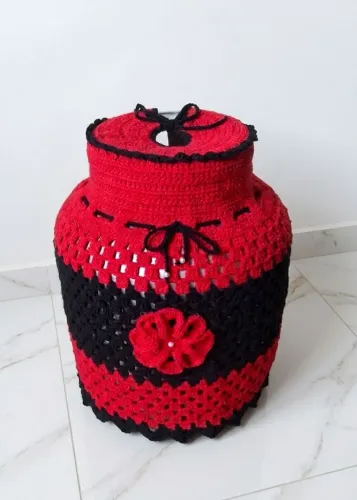 Capa Para Botijão de Gás em Crochê