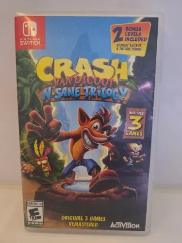 Jogo Nintendo Switch - Crash Bandicoot Trilogy