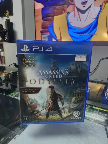 Jogo para PS4 PS5 usado mídia física Assassins Creed Odyssey