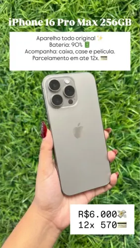 iPhone 16 pro Max 256gb