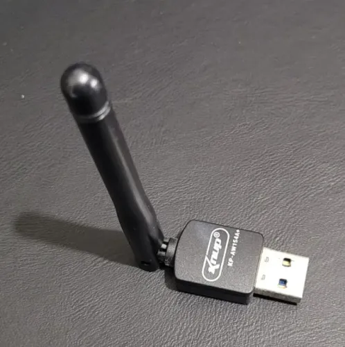 Adaptador Wi-Fi USB Knup AW 154 c/ Antena Externa (P/ PC e Notebook)