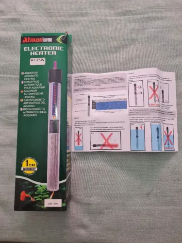 Termostato para Aquário - Atman 25W (Água Doce ou Salgada)