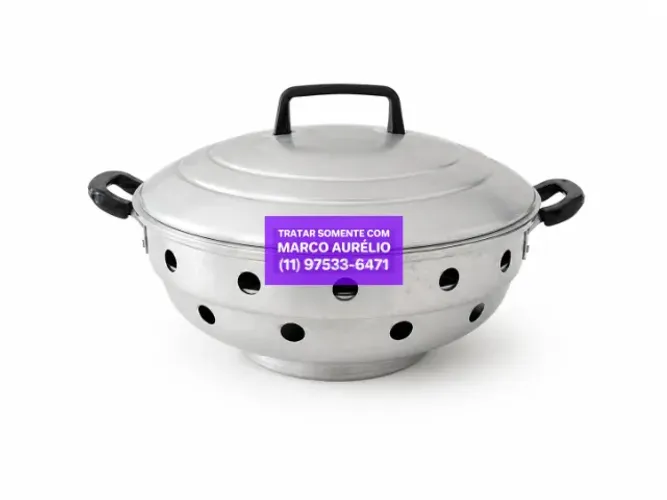 Churrasqueira Grill Vigorosa Multiuso para Fogão Alumínio Assa Pizza, Bolo e Grelha Carnes