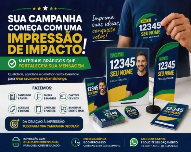 GRÁFICA | IMPRESSÃO DIGITAL | CAMPANHA POLÍTICA
