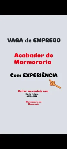 Quem tiver experiência