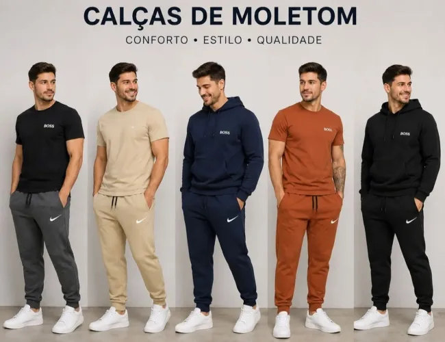 Calça Moletom Multimarcas 