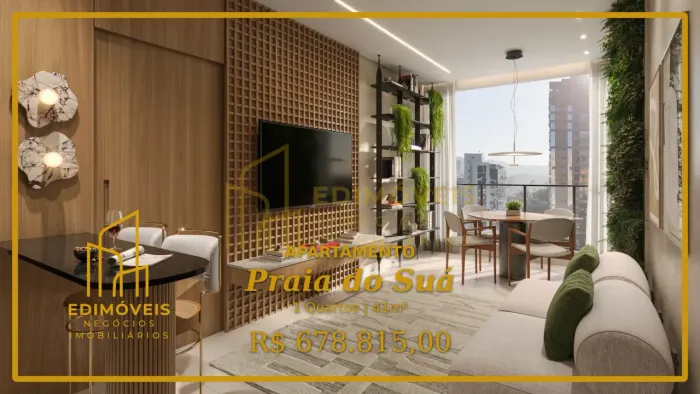 Viva no Solara Residencial: Apartamento de 1 Quarto na Praia do Suá!