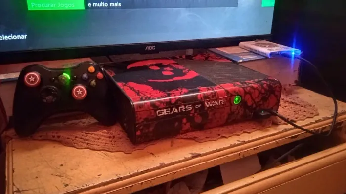 Xbox 360 Super slim E. Tunado d Games.