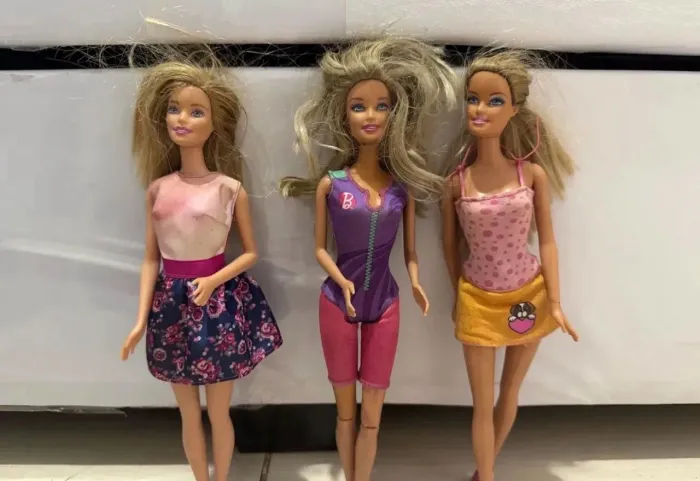 lote 3 bonecas barbie