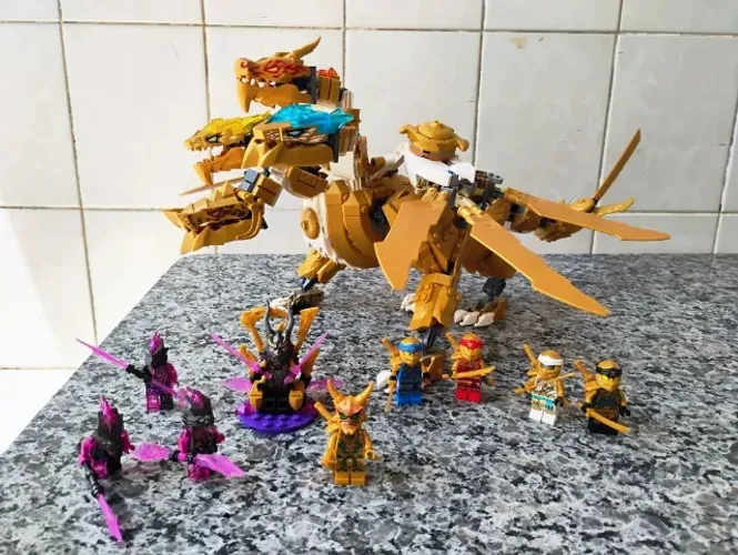 Ninjago - Dragão Ultra Dourado de Lloyd (71774) Original Lego (Bags Lacrados Completos)