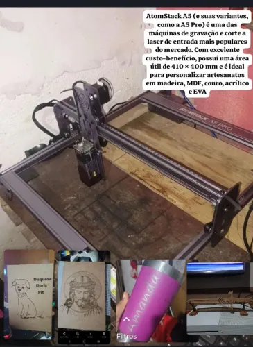 Máquina a laser
