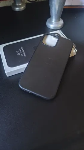Capa Magsafe iPhone 12 Pro Max Apple, Couro Preto, Original