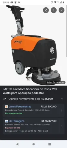 Lavadora de Piso Industrial JactoClean - Excelente Estado