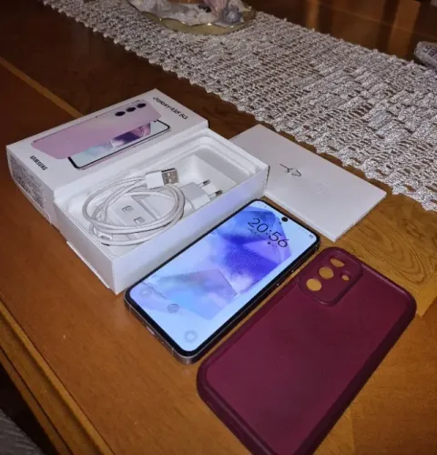 Samsung Galaxy A55 256gb Completo Caixa e Carregador Original Zero Bala
