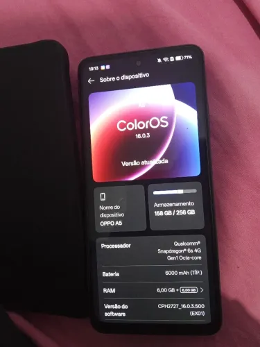 Celular oppo a5