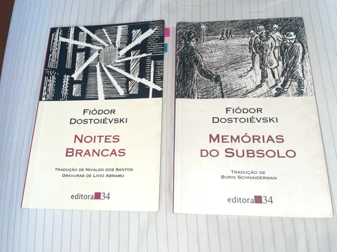 Combo noites brancas e memórias do subsolo Dostoiévski