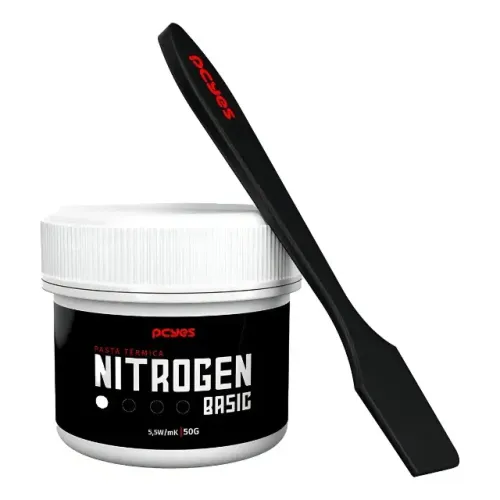 Pasta Termica Pcyes Nitrogen Basic 50g - 5,5w/mk - Loja Coimbra COmputadores - Manutenção