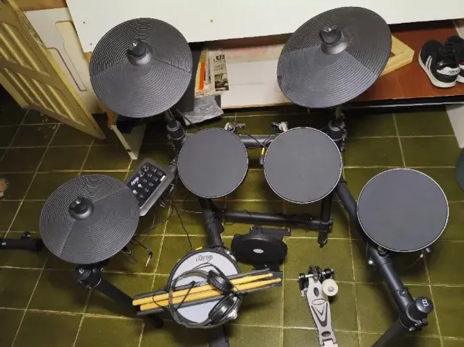 Bateria Eletrônica Seven Sd-7000 8pçs