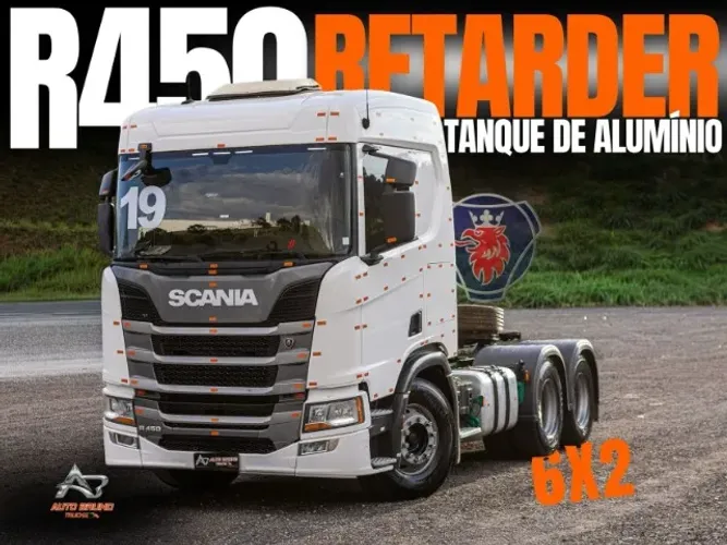 Scania R450 2019 6x2 com Retarder - Pintura original e super conservado