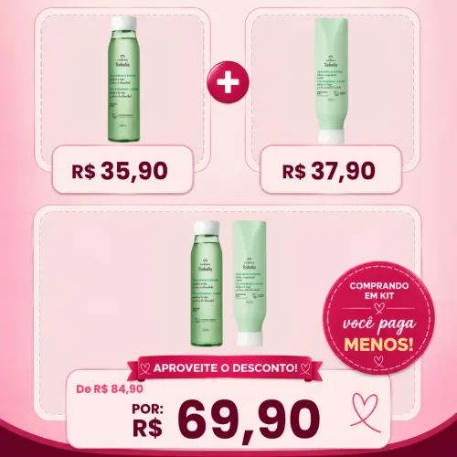 Kit Tododia Detox Chá de Hortelã e Gengibre (shampoo + condicionador)