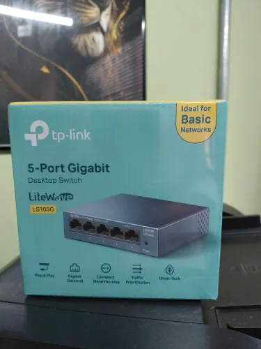 SWITCH TPLINK GIGABIT 5 PORTAS LS105G