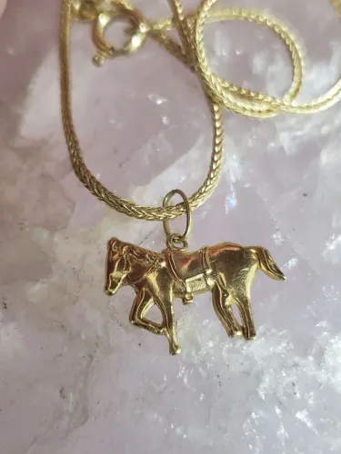Pingente Cavalo Ouro 18k 
