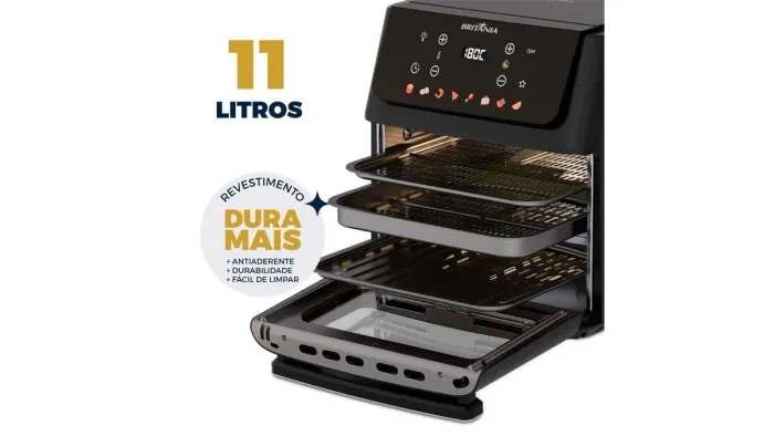 Air fryer oven Britania 11L 220v BAF11A