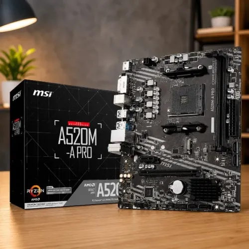 Placa Mae MSI A520M-A PRO