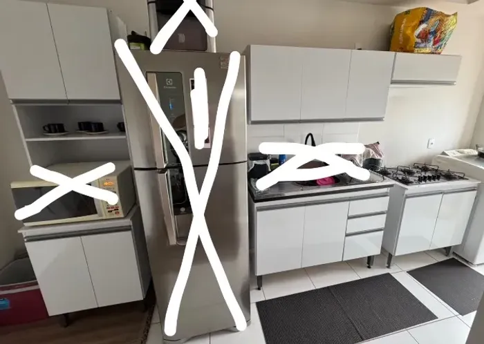 Jogo de cozinha completo Raissa Premium 5 Peças