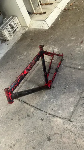 Quadro de bicicleta reto aro 26