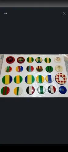 Time Botão Botões Galalite Anos 80/90 Raridade Super Conservados