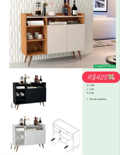 Buffet 2Portas L333