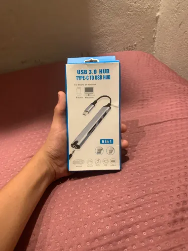 Cabo hub USB tipo C