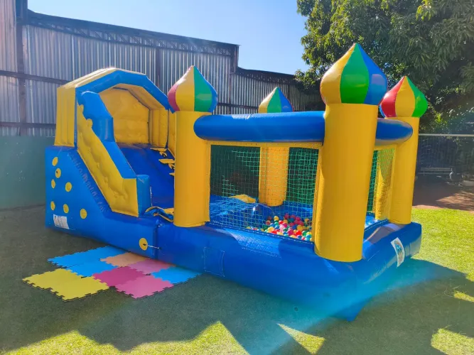Aluguel de Brinquedos Infláveis - Tobogã e Piscina de Bolinhas