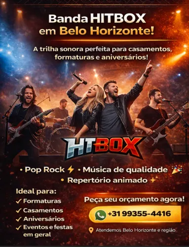 HITBOX | Banda de Pop Rock para eventos em Belo Horizonte