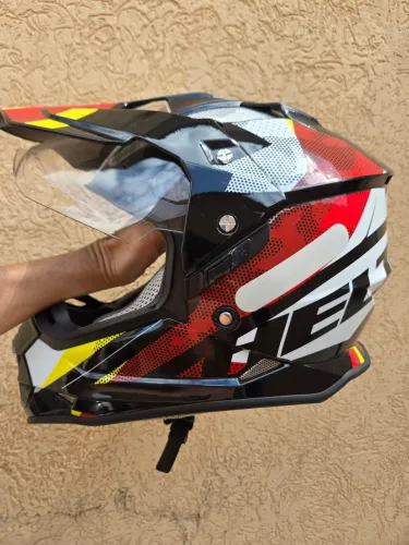 Capacete helt tipo motocross