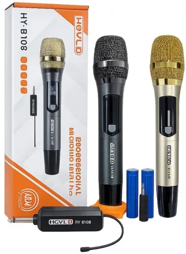 Microfone sem fio profissional para karaokê igrejas