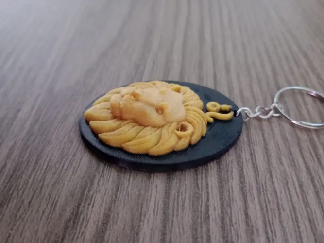 Chaveiro 3d Signo Leão