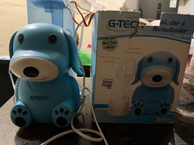 INALADOR E NEBULIZADOR AZUL G-TECH