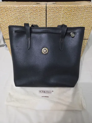 Bolsa de couro - Victor Hugo