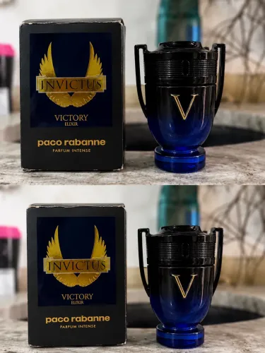 Perfume Original Rabanne Invictus Victory Elixir 50ml (30ml restantes) + Caixa