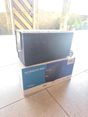 Nobreak sms 600va de 4 tomadas e 1200va de 8 tomadas