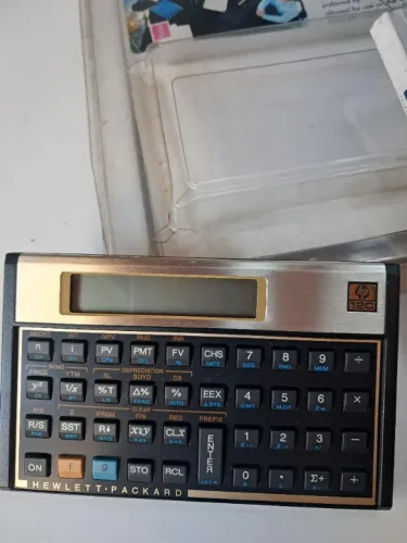 Calculadora  financeira HP 12C Financial Calculator - com Manual original