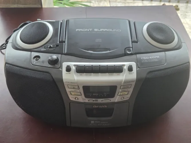 Rádio Micro System Aiwa Relíquia 